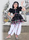 Black Colour Garbi New Latest Designer Navratri Special Kids wear Kediya And Dhoti Collection 2 Garbi